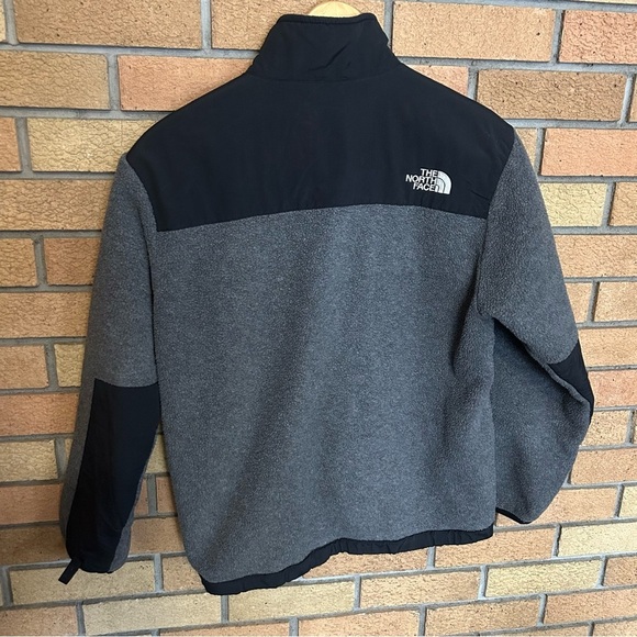 The North Face Jacket Boys Black Gray Fleece Polartec Full Zip Size Large - Picture 2 of 6